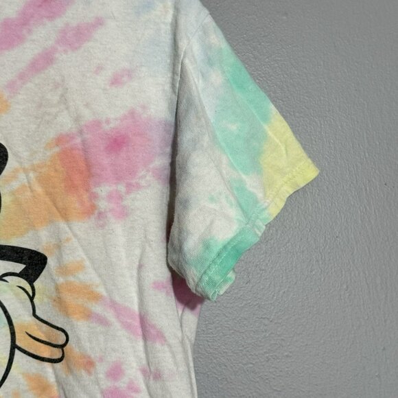 Disney Mickey Mouse TShirt Tie Dyed Size M Men Women Unisex Colorful Rainbow Top - Picture 10 of 10